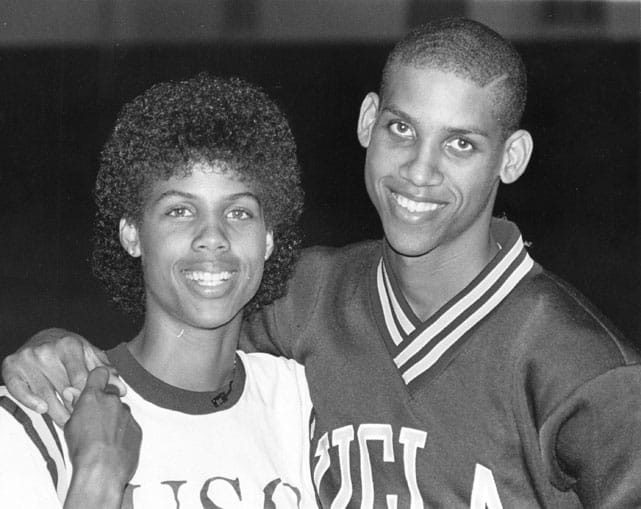 Cheryl and Reggie Miller